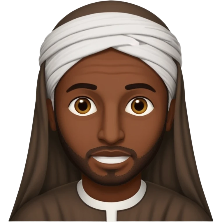 Arabic man says asalmau aliukum emoji
