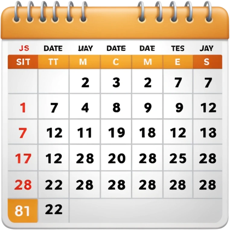 calendar emoji