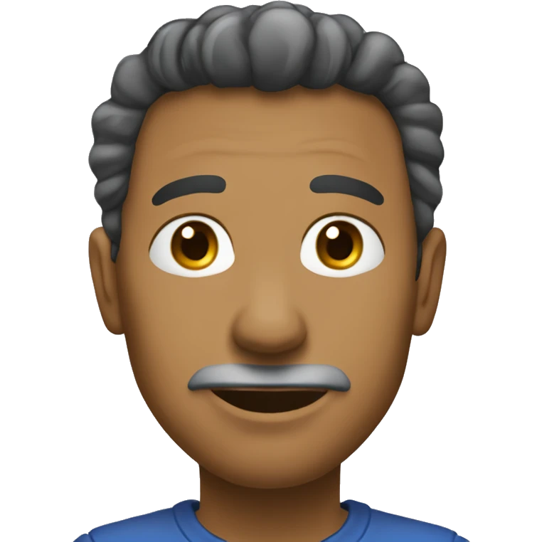 голубое сердце с блестками emoji