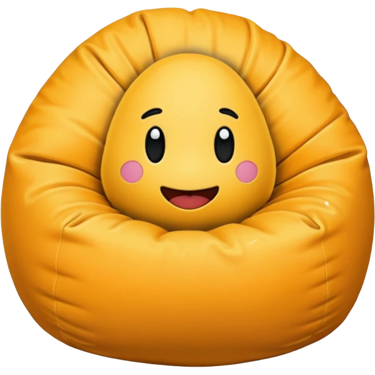 make a bean bag emoji