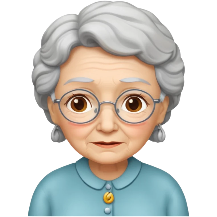 granny thinking emoji