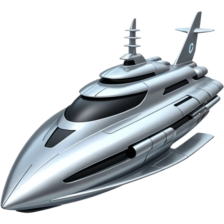 futuristic ship emoji