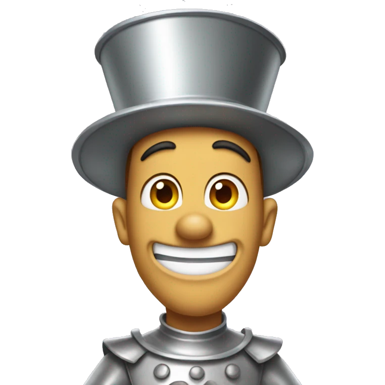 Disney goofy dressed as a tin man emoji