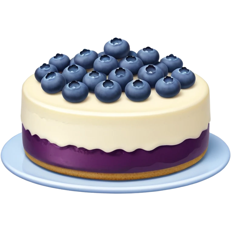Blueberry cheesecake  emoji