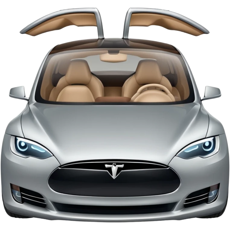 Tesla character front view emoji