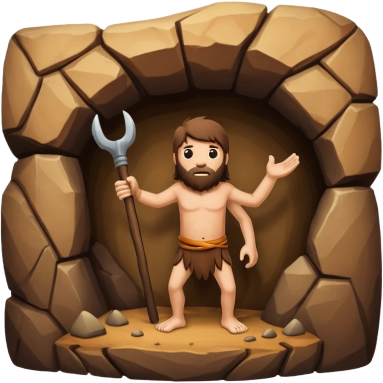 caveman art stickman emoji