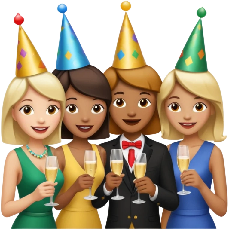 find friends at social events emoji