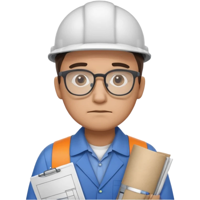 engineer looking sad emoji