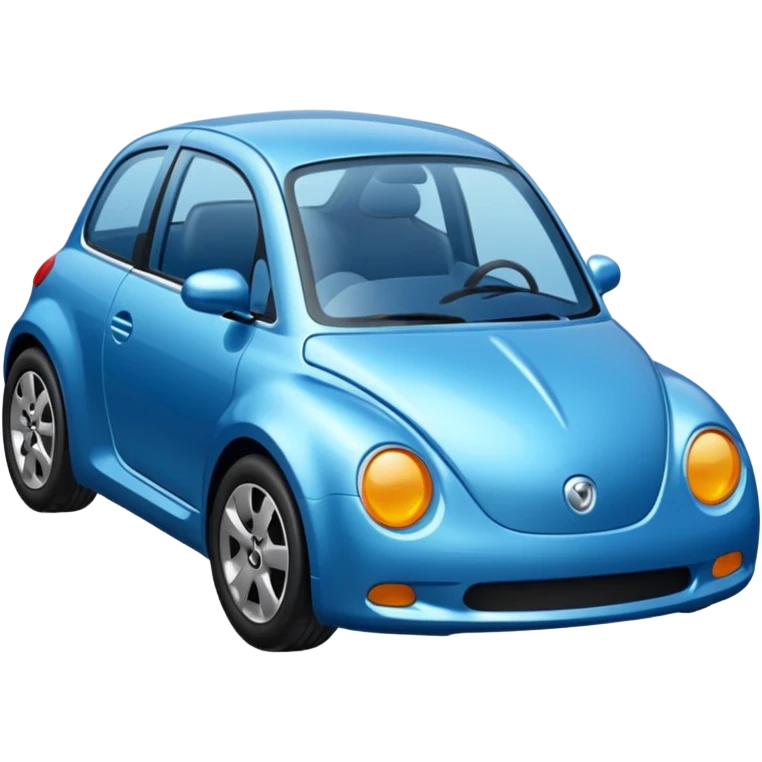 coche bleue certif emoji