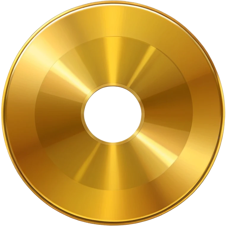gold CD emoji