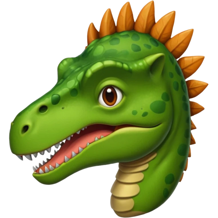 Hágame un dinosaurio piernas humanas y cabeza de hongo emoji