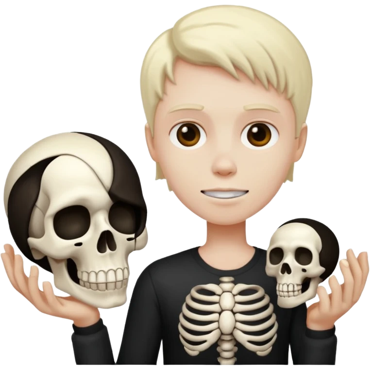 🤫+💀 emoji