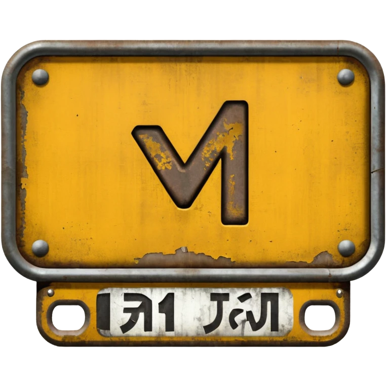 Street Sign that says “TMRW” emoji