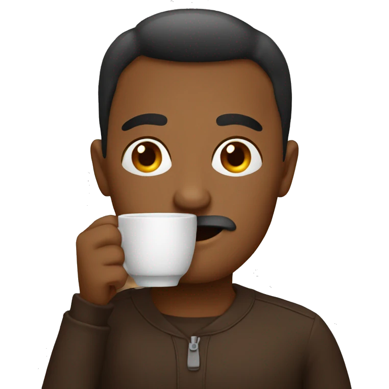 Drinking coffee emoji
