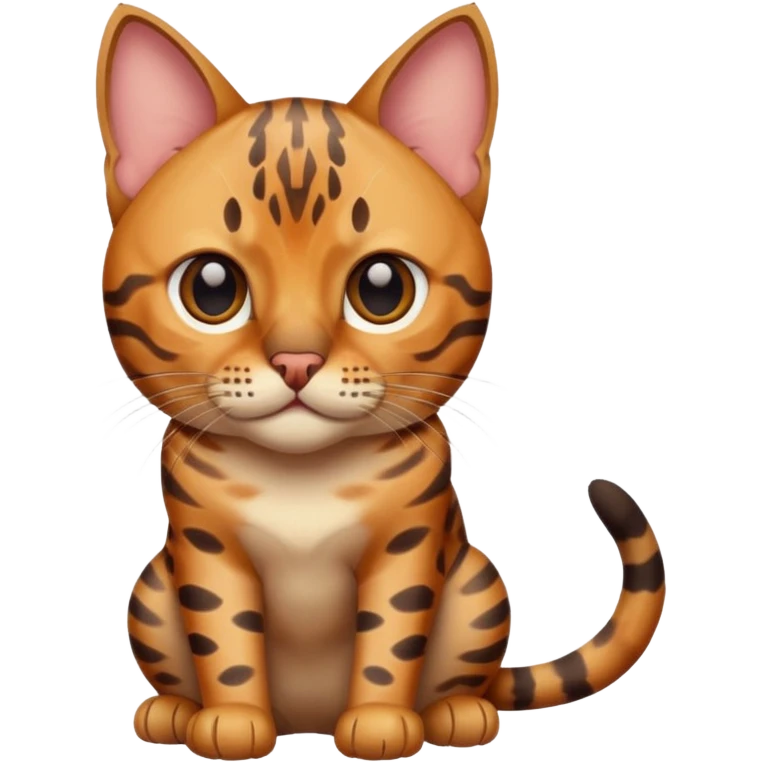 Бенгальский кот emoji