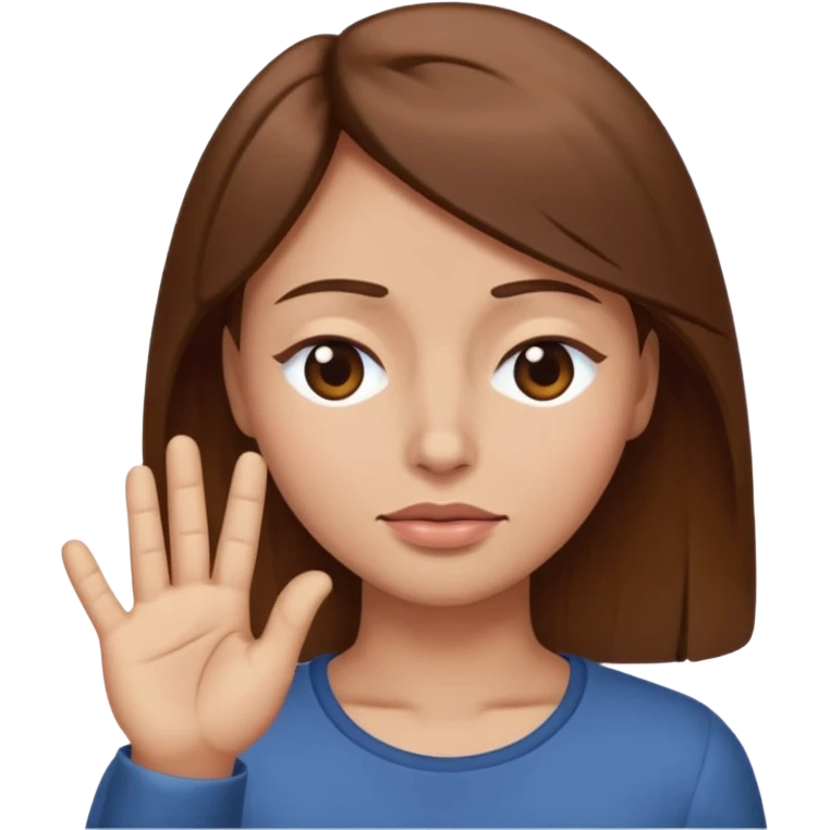 one eye close like giving a blink with hand pointed  emoji
