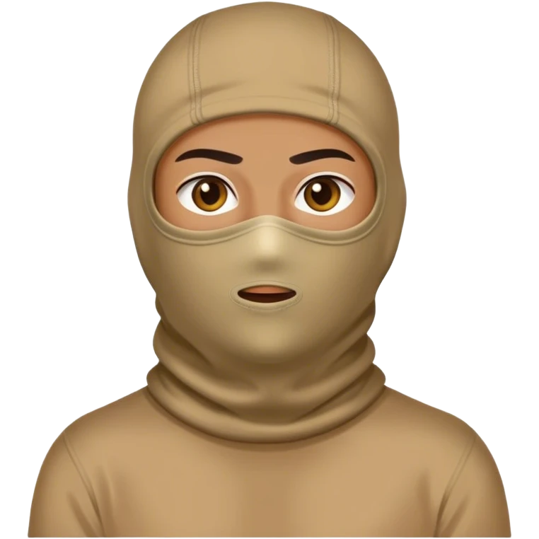 🤫 with balaclava emoji