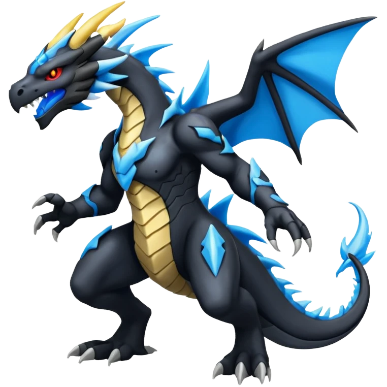 Haxorus-Zekrom-fusion (full body) emoji