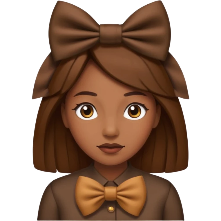 🤎🎀 emoji