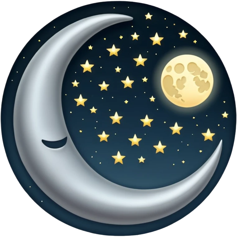 HALF MOON  emoji