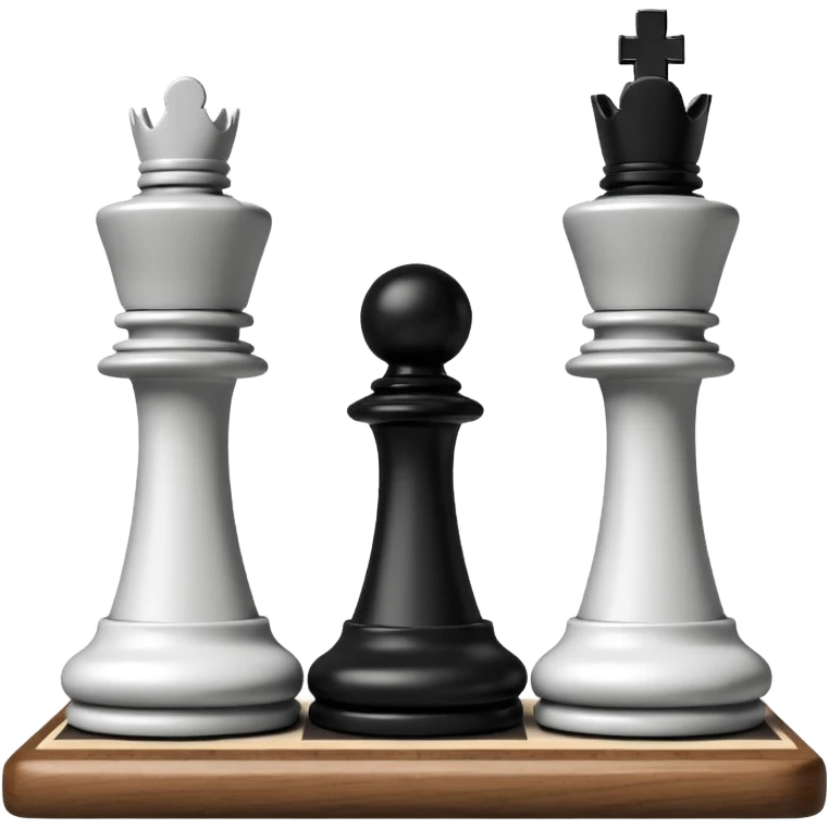 two chess figures next to each other emoji
