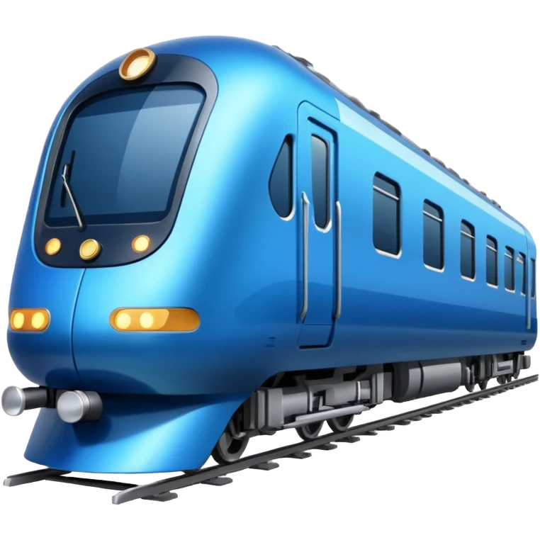 blue passenger train emoji | AI Emoji Generator