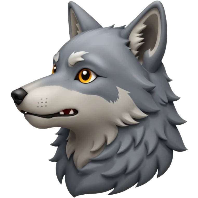 howling wolf emoji