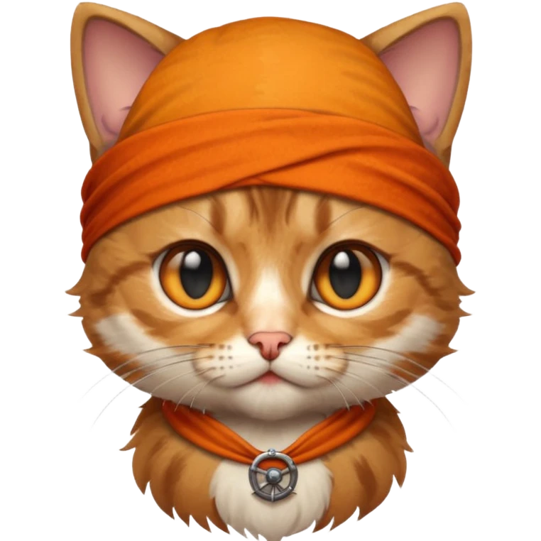 Pirate kitten emoji