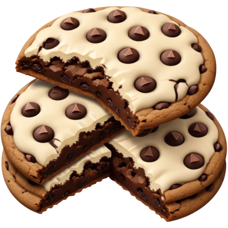 double chocolate cookie emoji