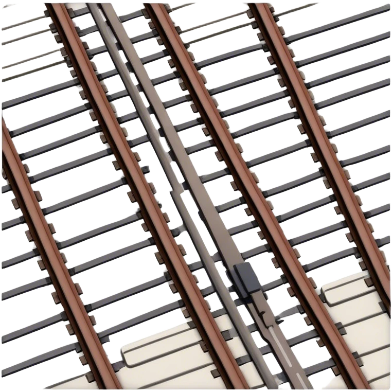 Train Tracks top view  emoji