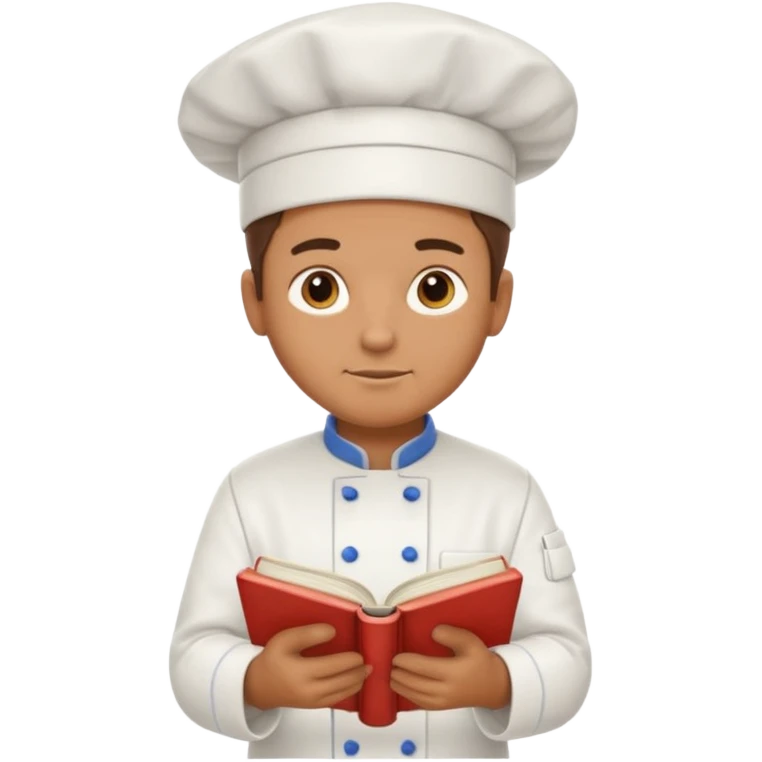 chef reading book emoji