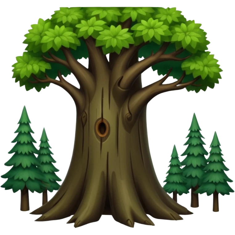 dark deep trees  emoji