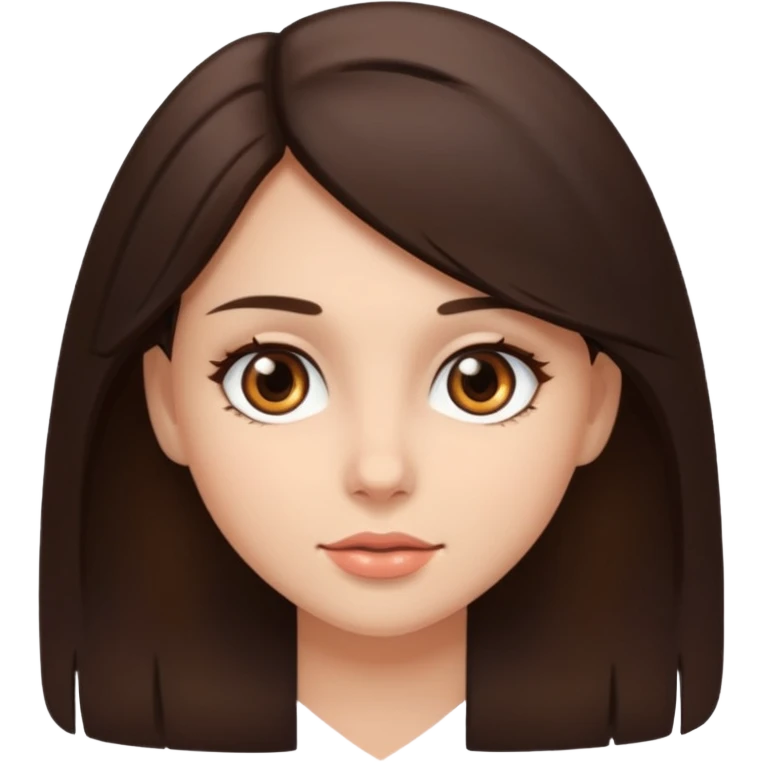 Кареглазая шатенка  emoji