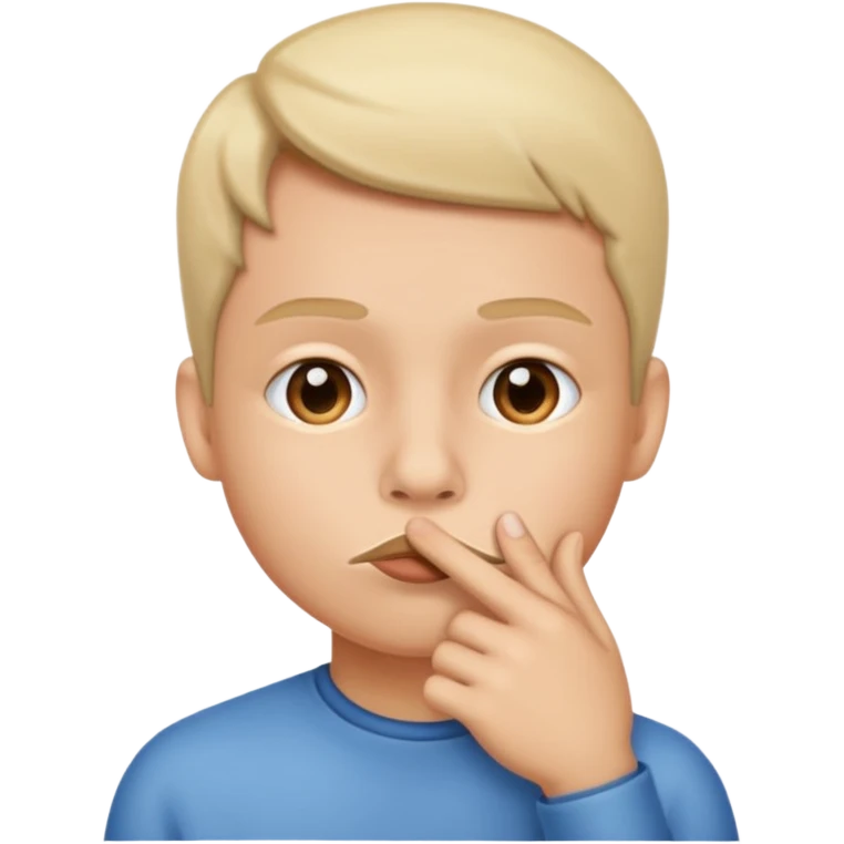 Shh emoji