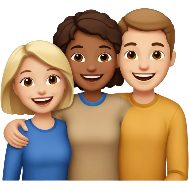 Three people emoji