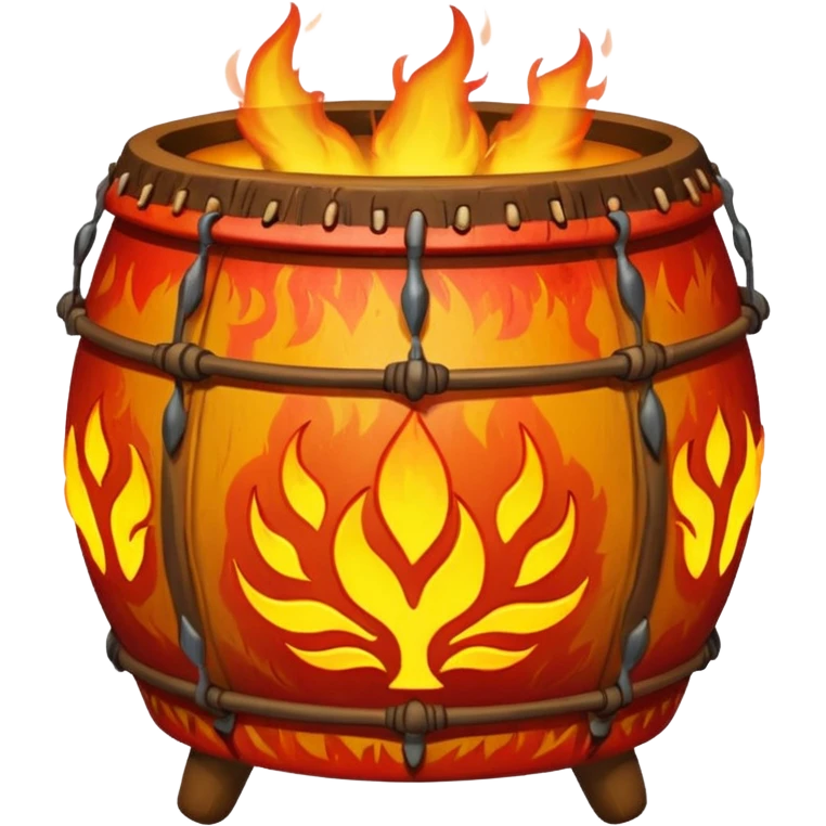 SHAMAN DRUM FIRE emoji