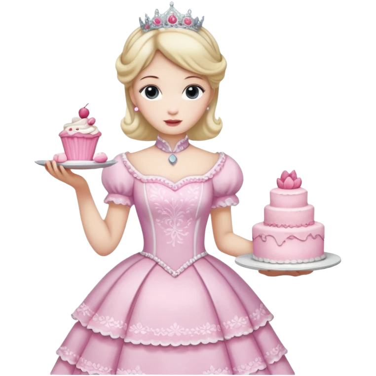 pink cakechina princess emoji