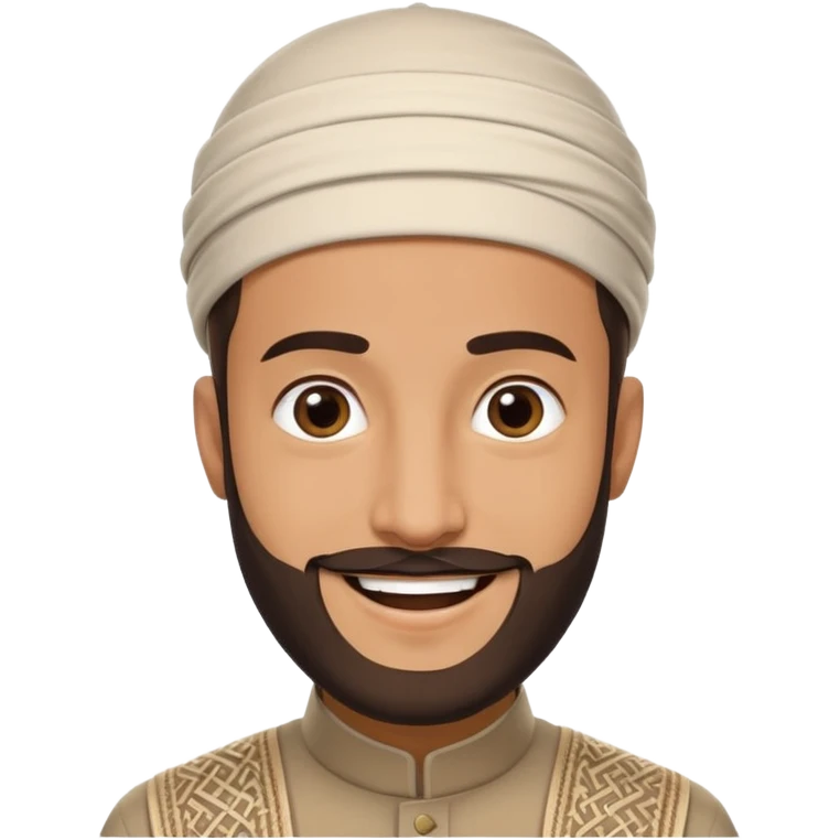 happy muslim man emoji