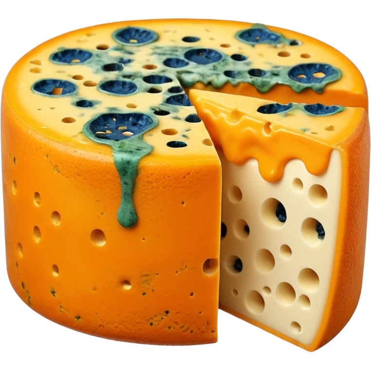 moldy orange cheese  emoji