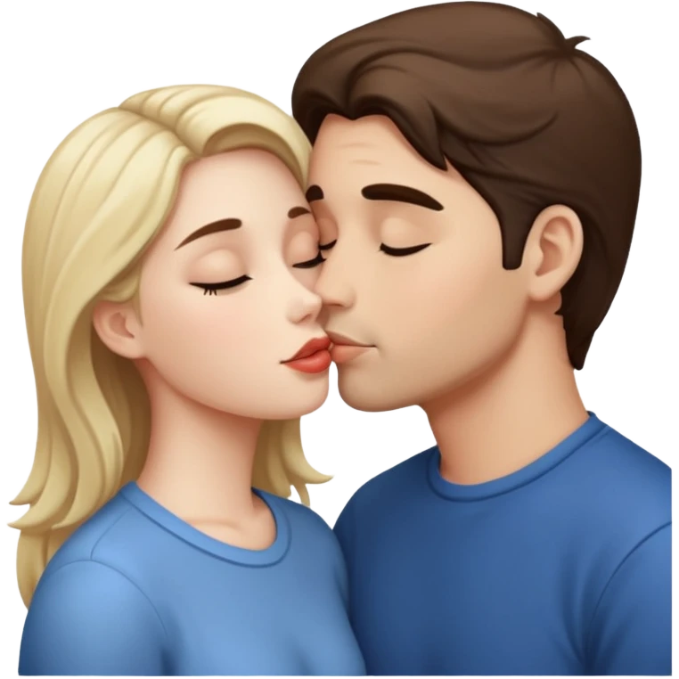 Good Night kiss emoji