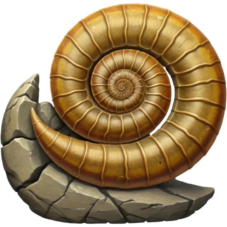 Ammonite avec trilobites emoji
