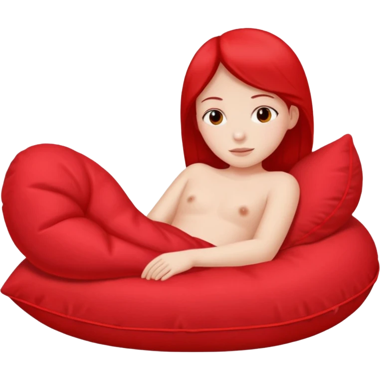 resting with red pilow emoji