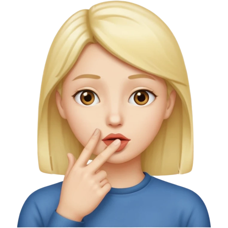 🫂+🤫 emoji
