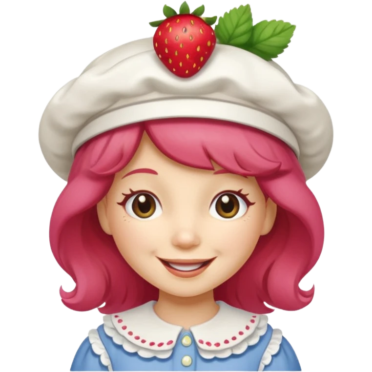 Çilek kız emoji
