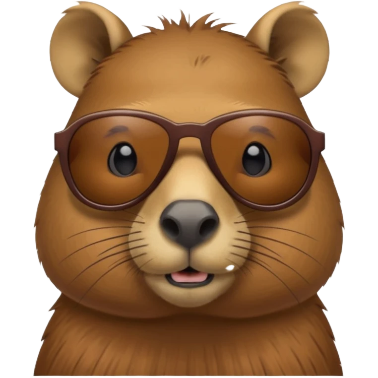 capybara with sunglasses emoji