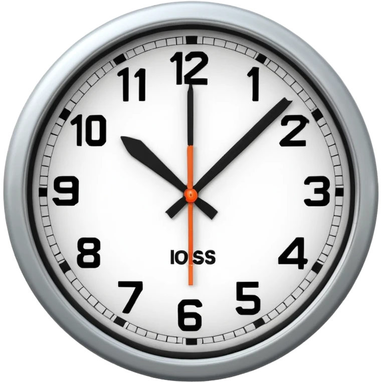 school clock emoji