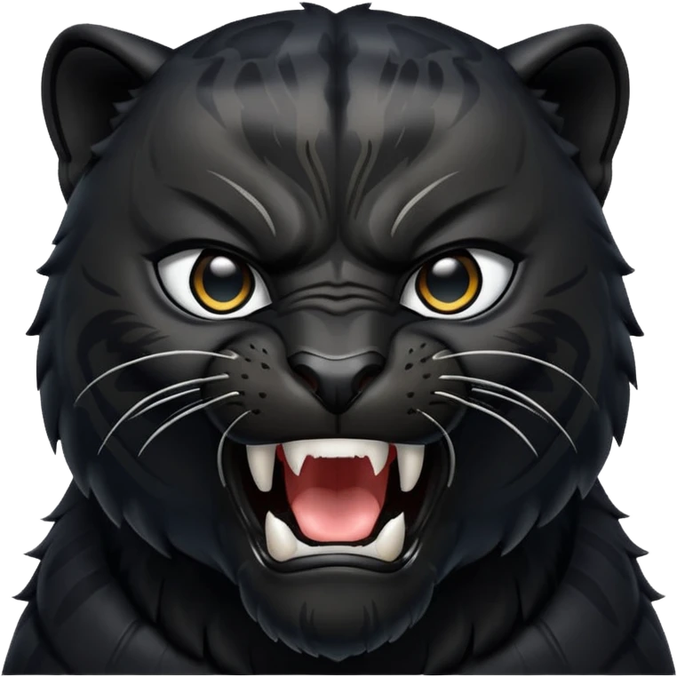 Black panther roar emoji emoji
