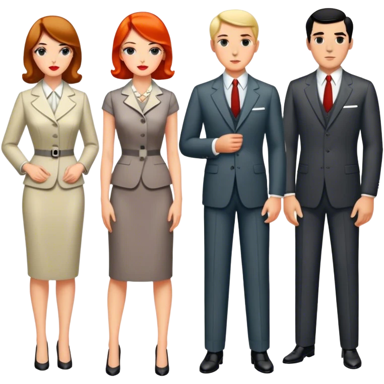 MadMen characters emoji