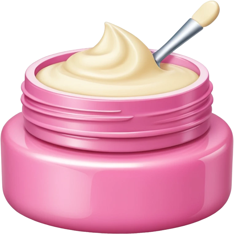 pink face cream  emoji