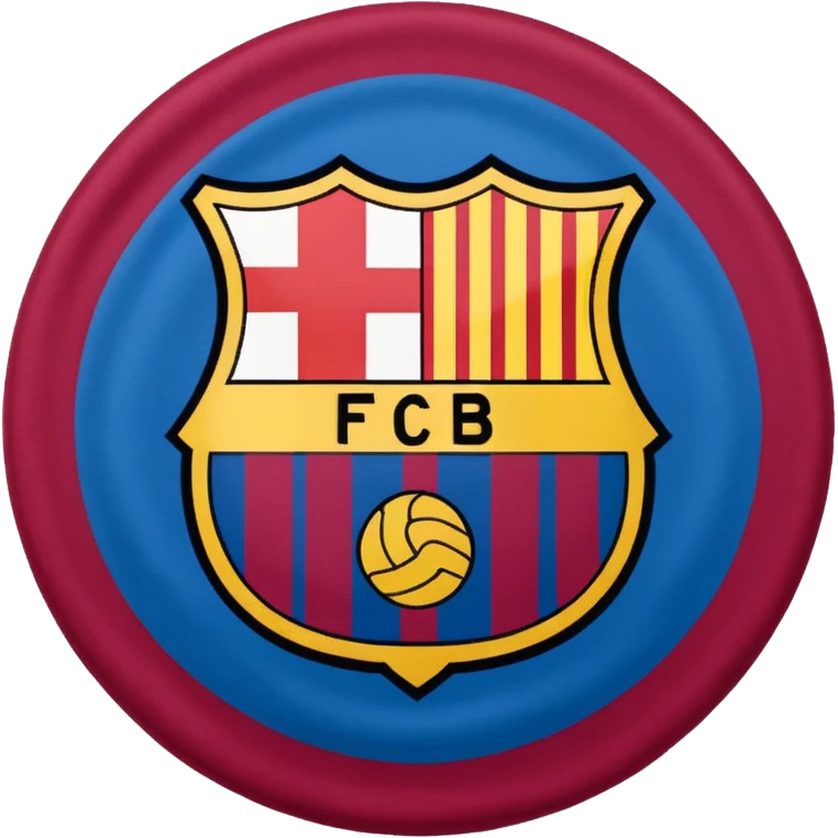Create FC Barcelona flag emoji emoji